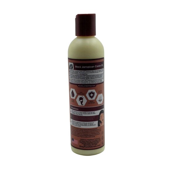New - OKAY Black Jamaican Castor Oil Treatment, 8 fl oz - Picture 4 of 6